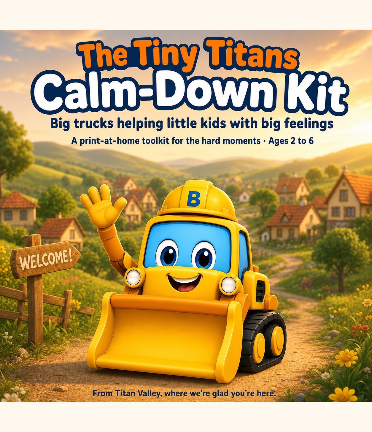 Cover preview of the Tiny Titans Calm-Down Kit